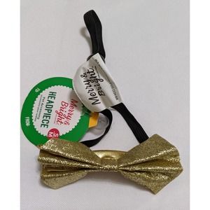 GWP / FREE WITH PURCHASE PetSmart pet dog headpiece headband gold glitter s m